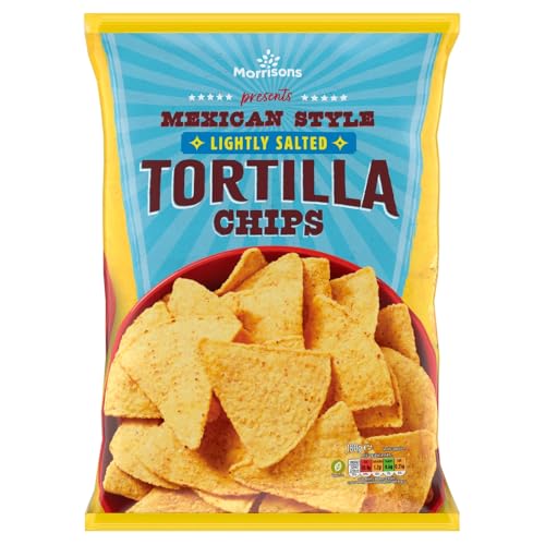 Morrisons Mexican Style Lightly Salted Tortilla Chips 180g 1.0 count Pack of 1