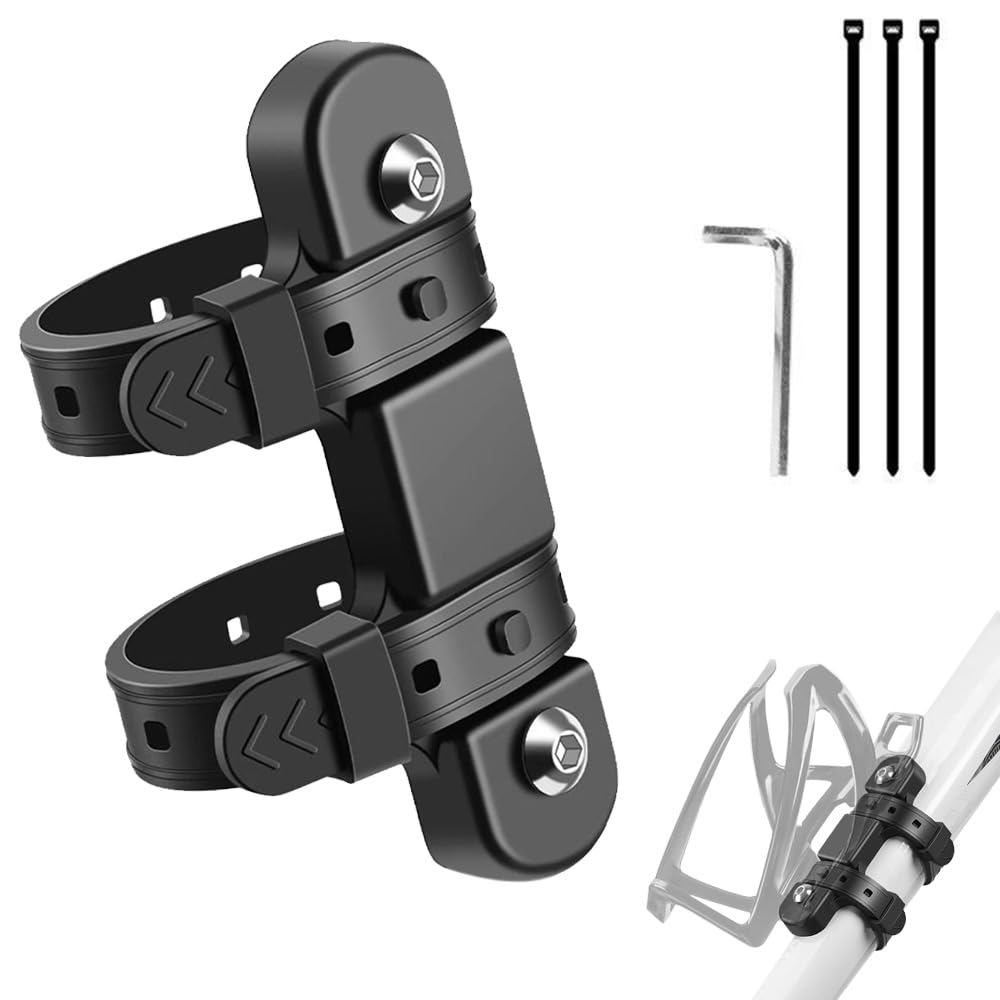 Bike Bottle Cage Mounting Base Silicone Universal Bicycle Water Bottle Holder Ultra Light Bicycle Bottles Cage Adapter Replacement Bracket Base for Mountain Road Bikes Motorcycle