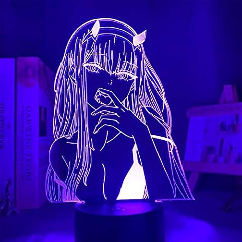 Lámpara de ilusión óptica 3D Darling in Franxx Cover