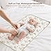 Konssy 2 Pack Waterproof Muslin Cotton Portable Changing Pad 30