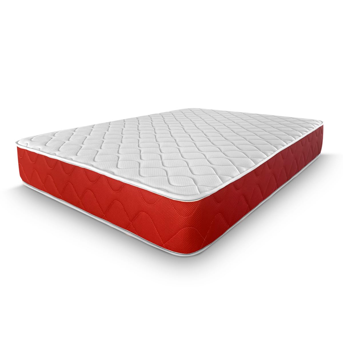 amuéblate Online - Colchón Viscoelástico Visco Red Reversible, Firmeza-Dureza Media-Alta, Grosor 20cm, Antiácaros, Antibacerias e Hipoalergénico, 90x190