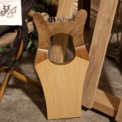 Mini Kinnor King David's Harp Lyre - Light Walnut & Ash #TOP2