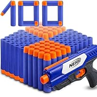 Retoo 100 Pfeile für Nerf Elite Elite Blasters 7,2cm für Refill Spielzeugpistole Bullets Refill Darts Foam Geeignet für Nerf N-Strike Nachfüllpack für Kinder Draußen und Familie Munition Blau