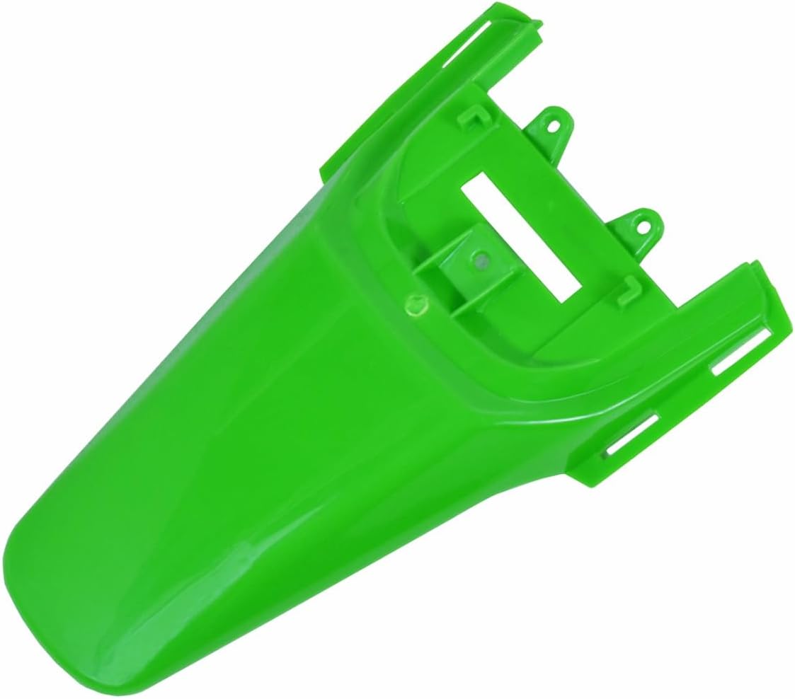 Gas Fuel Tank & Plastic Fairing Kit Body Fender for CRF XR XR50 CRF50 SSR Coolster 110cc 125cc Pit Dirt Bike Taotao DB14 (Green)