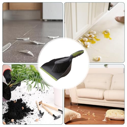 Staubbesen und Pfannen-Set, Reinigungsset für den Heimschreibtisch, tragbare Reinigungsbürste und Kehrschaufel-Set mit ergonomischem Griff für den Schreibtisch – Bild 5