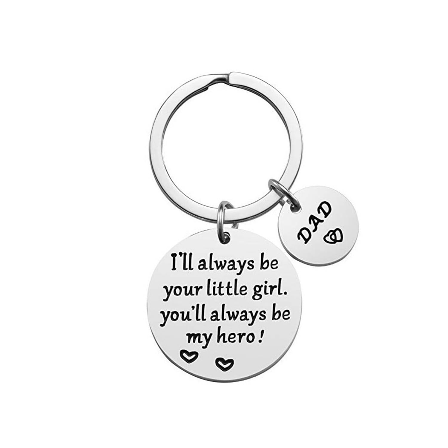 JANEMODad Keyring,Valentines Day Gifts Keyring,Christmas Gifts Keyring,Personalised Keyrin,Used for Dad Birthday Gifts,Thanksgiving,Anniversaries