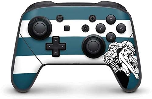 Skinit Decal Gaming Skin Compatible with Nintendo Switch Pro Controller - Officially Licensed Disney The Little Mermaid Ariel Part of Your World Design