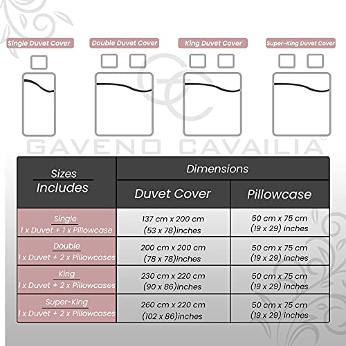 GC GAVENO CAVAILIA Metalic Marble Duvet Cover Sets, Reversible Triangle Bedding Double Bed Set, Washable Quilt Covers, Pink - Image 6