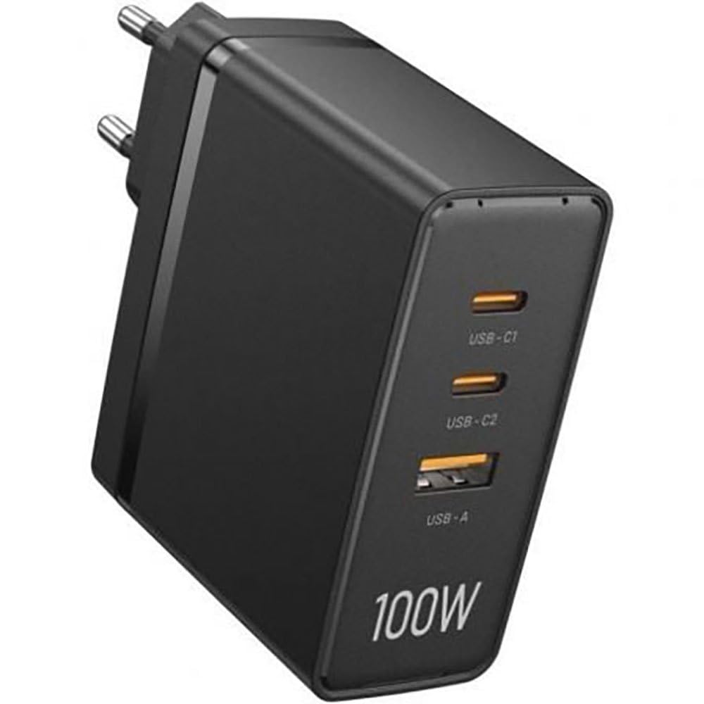 Cargador de Pared Vention FEGB0-EU Negro 100 W (1 Unidad)