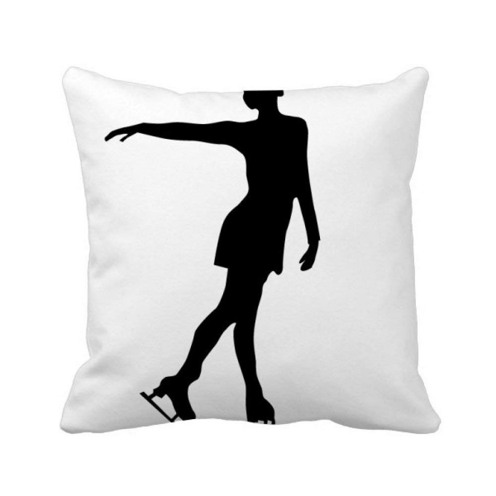 Housse de coussin patinage cadeau ideal pour anniversaire de patineuse sportive
