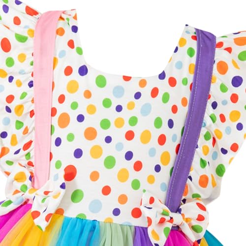 Vestido de tutú arcoíris para niña 3-4 años miniatura 3