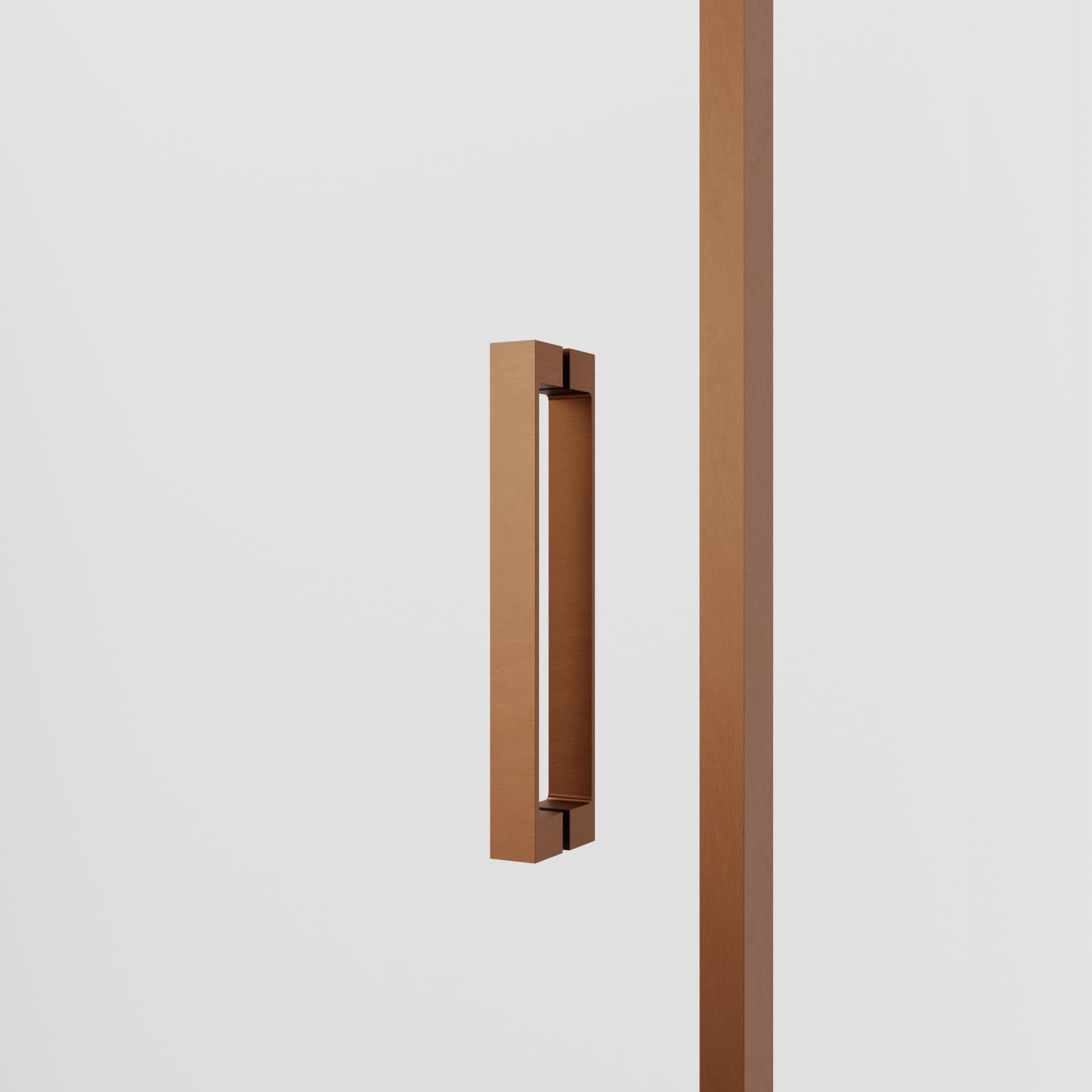 GME TWENTY Mampara Ducha Frontal 2 Fijos 2 Correderas Cobre 171-181 cm