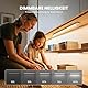 TANSOOL+ Schrankbeleuchtung LED Lampe mit Bewegungsmelder - 2200mAh USB-C Aufladbar Unterbauleuchte Küche Licht - Dimmbar kabellos Nachtlicht für Küche, Treppe, Schrank - 30cm, 2 Stück