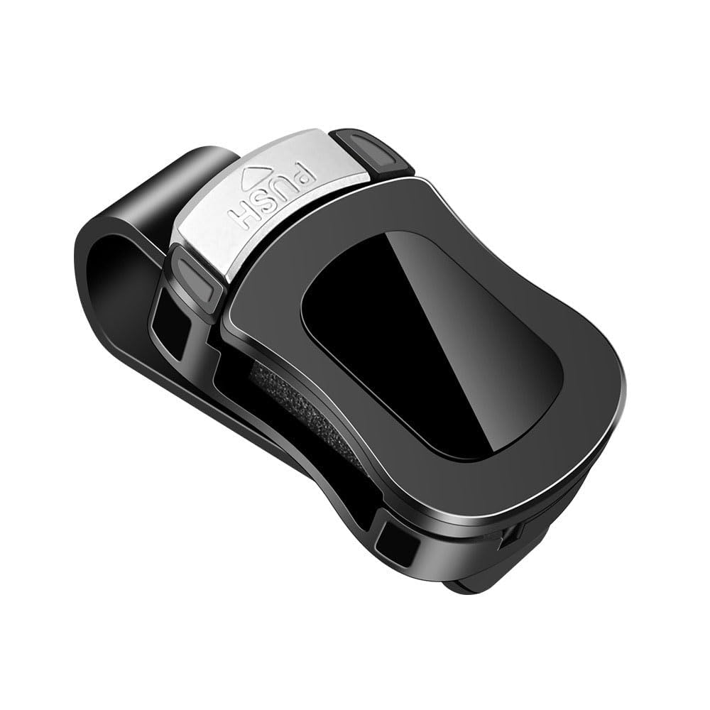 WENINETIES 1 Pack Car Sunglasses Holder for Subaru Impreza VI Hatchback 2023-2025, Sun Visor Glasses Clip Anti-Scratch Vehicle Interior Accessories,Black