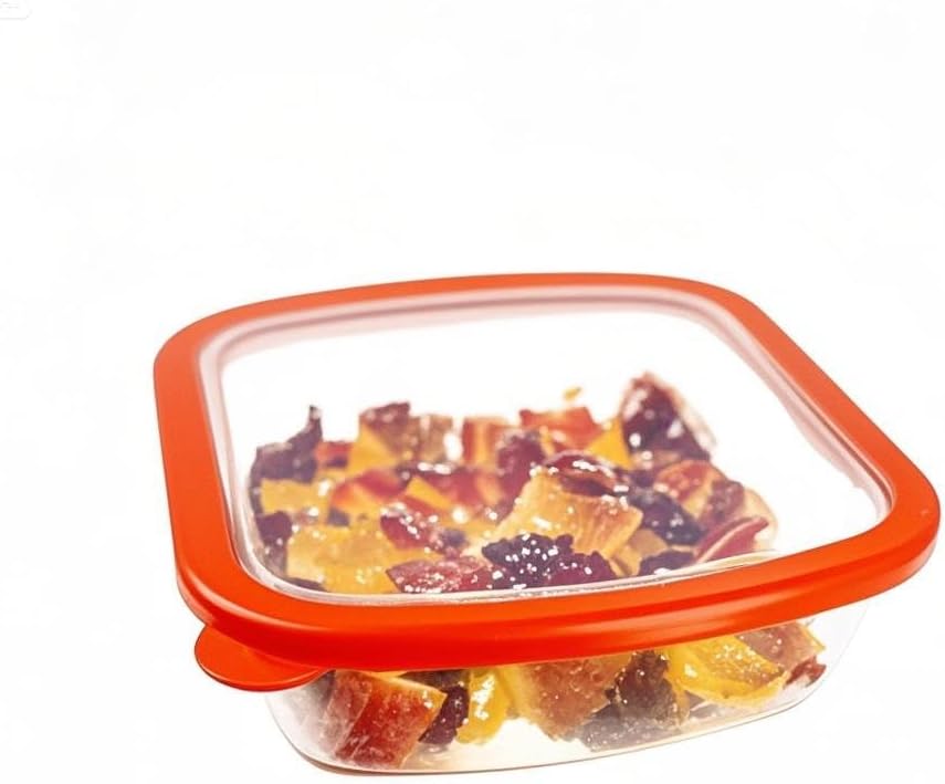 9×9in Square Glass Baking Dish with lid, 2.6QT Deep Square Glass Baking Pan, Microwave and Oven Safe
