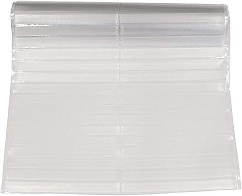 Miniatura 9 de RESILIA - Protector de piso de plástico de vinilo transparente para suelos duros decorativo patrón de doble almohadilla 48 pulgadas de ancho x 25