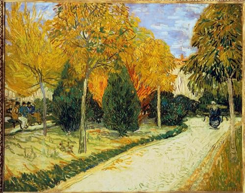 Toile Weg im Park von Arles Van Gogh 60x90cm pour décoration salon