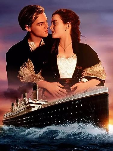 diamond painting titanic 5d broderie diamant peinture numero diamant adulte kit complet 30x40cm pour la décoration murale de la maison