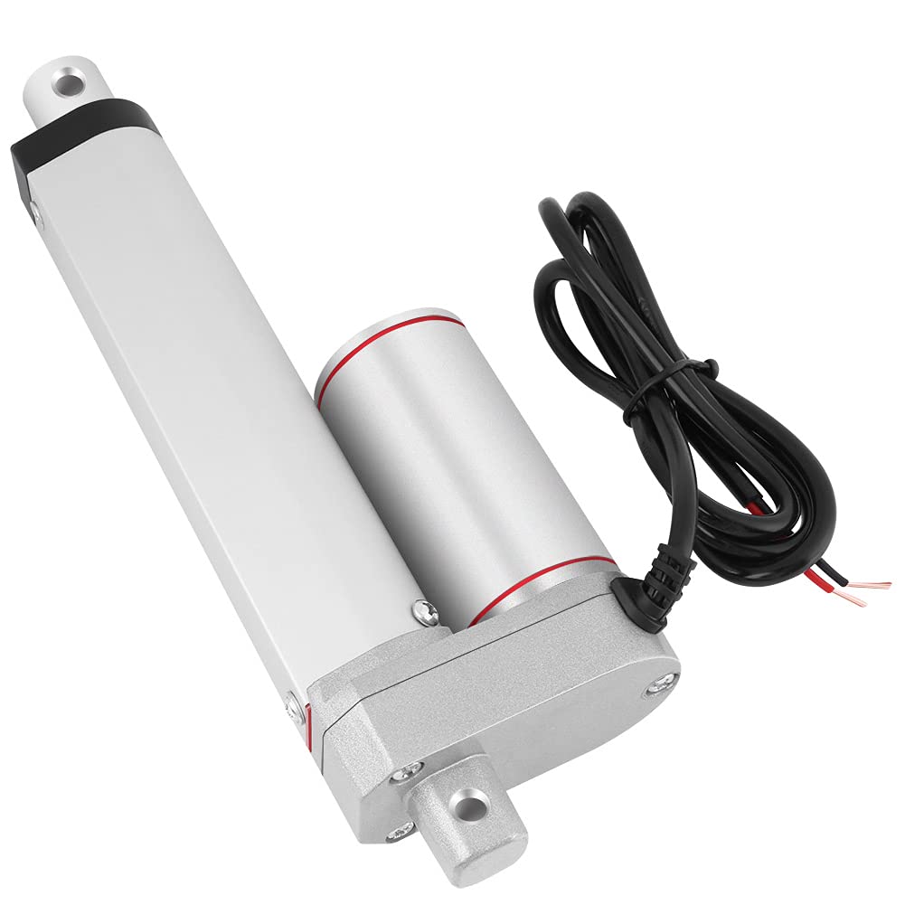 Actionneur Linéaire Électrique 24V, 750N, Course 150mm, IP54, Robuste avec 2 Supports et 4 Goupilles, pour Lit Médical et Canapé Électrique