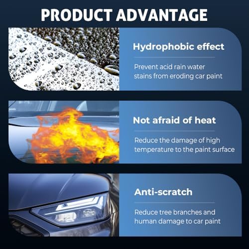 3 Pack Quick Effect Car Coating Spray with Sponge and Towel - 3