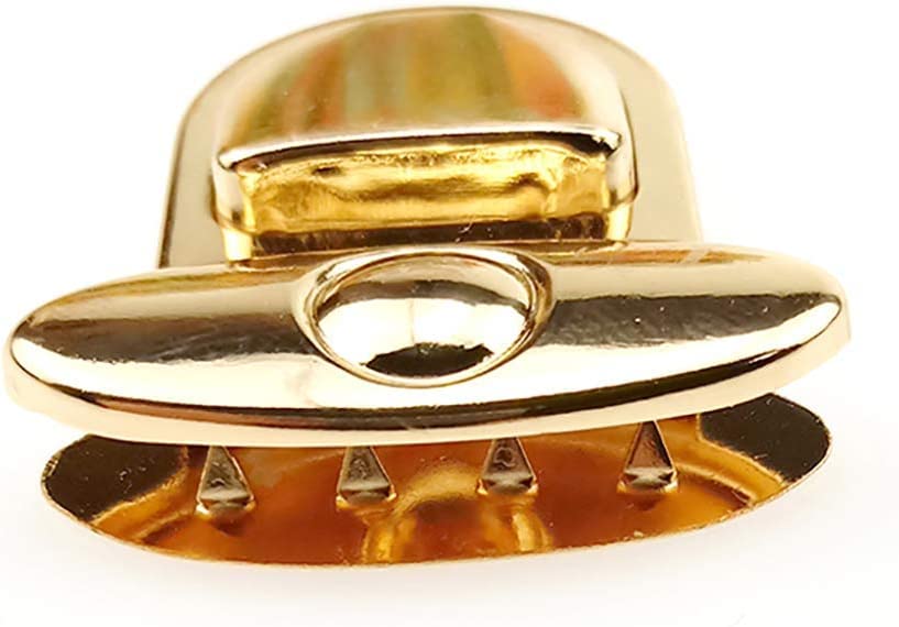 12 Pezzi Di Chiusure Twist Lock Per Borse, In Metallo, Colori Oro, Argento E Bronzo, 3,5x1,9 Cm, Kit Fai Da Te Per Riparare Borse E Portafogli