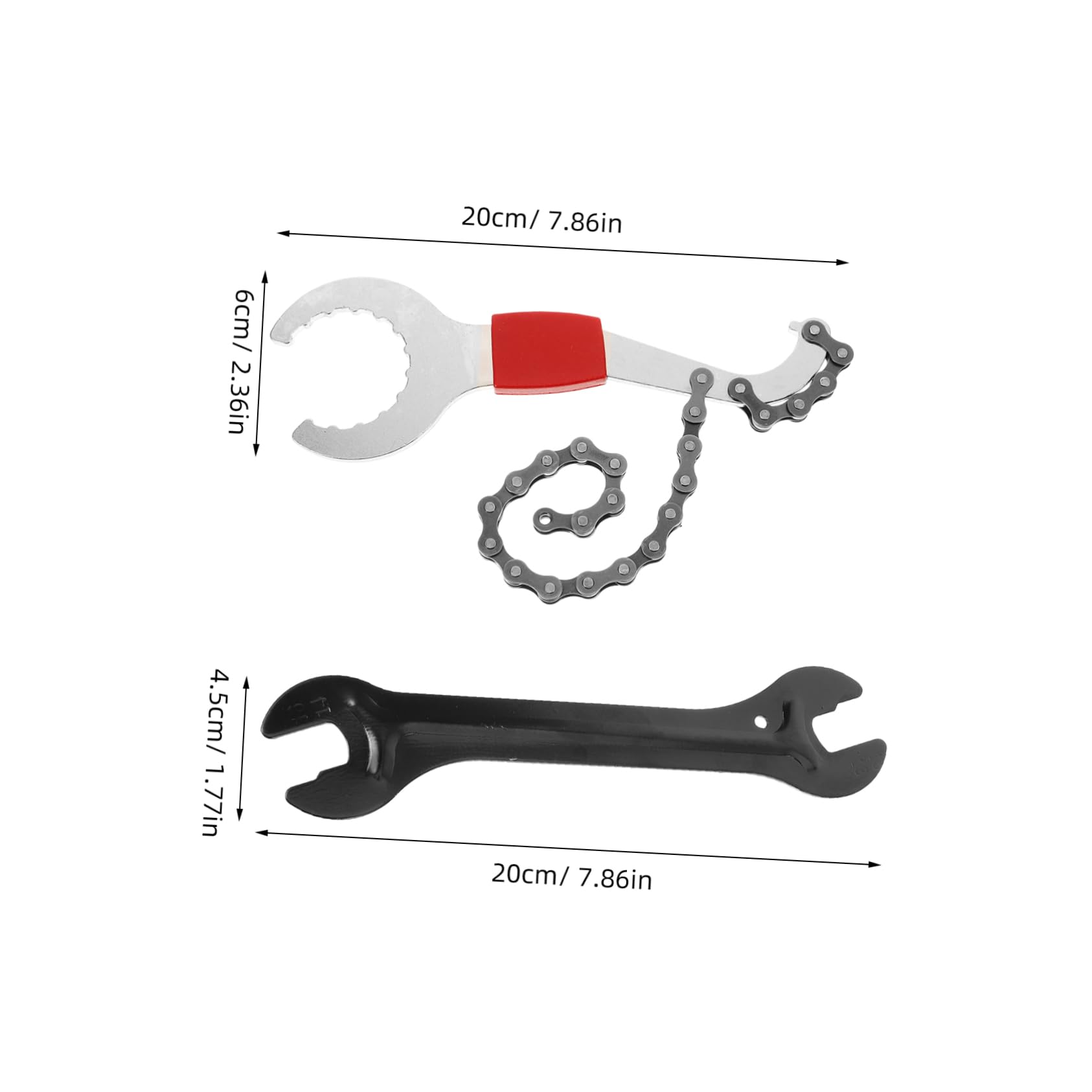 Didiseaon Juego de Herramientas para Bicicleta de Montaña, 1 Set, Acero Endurecido y Plástico, para Desmontar Bielas, Pedalier y Platos