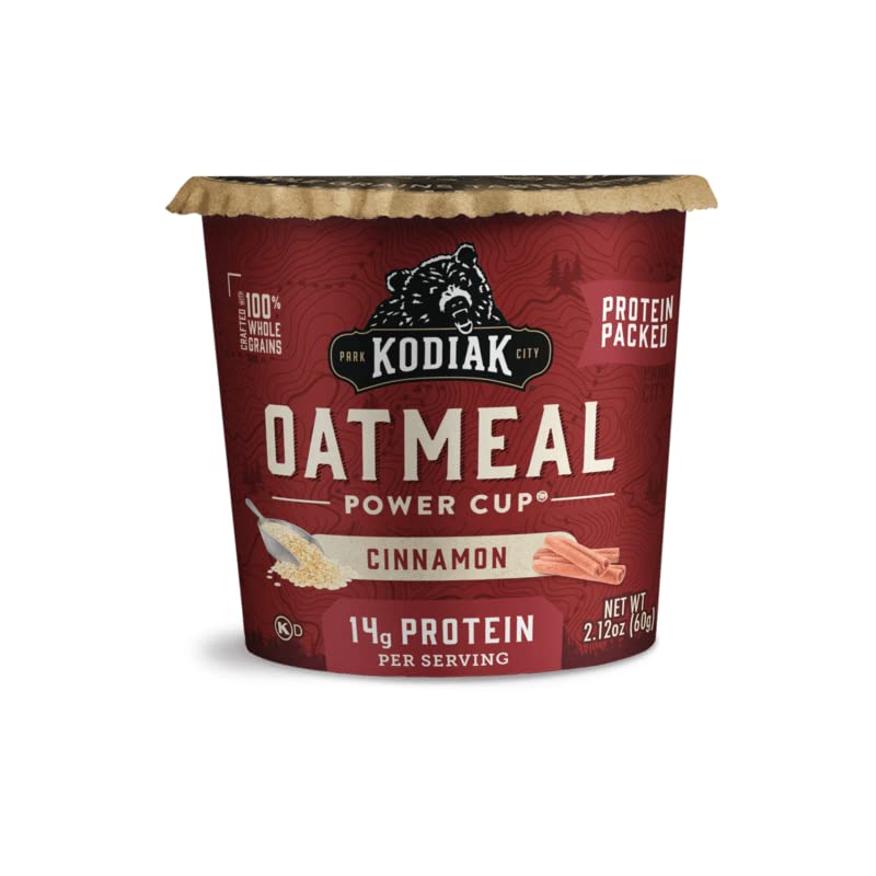 Buy Kodiak Cakes Instant Protein Cinnamon Oatmeal in a Cup, 2.12 Ounce