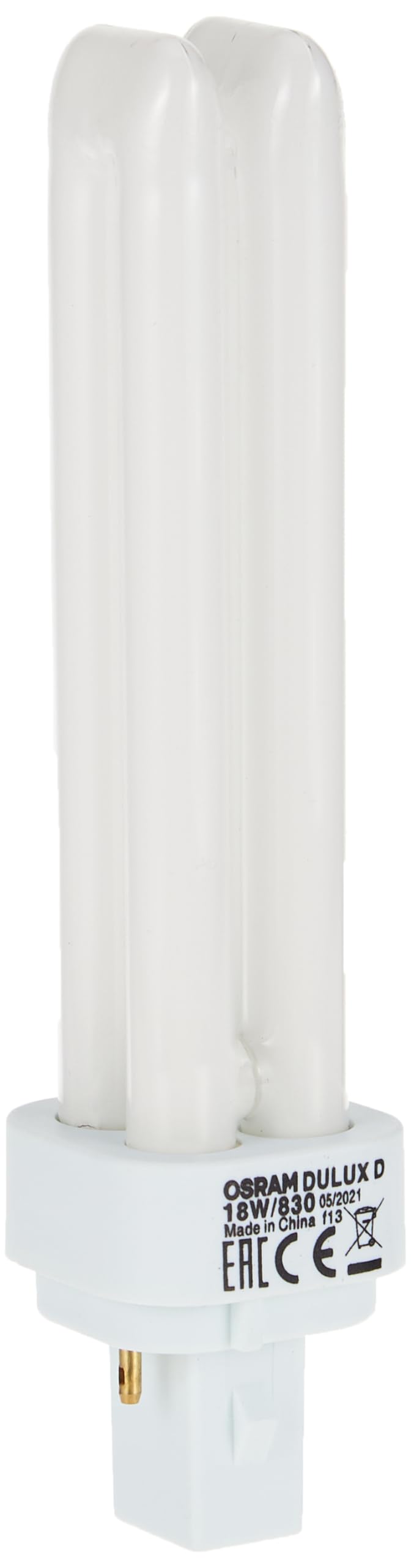 OsRAM Compact Fluorescent Lamp 18 W 2 Pin Warm White