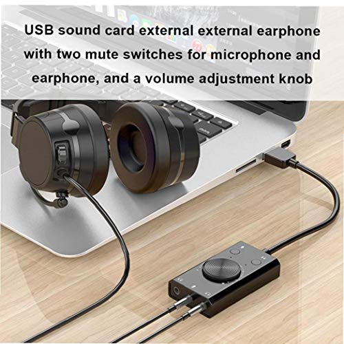 Externe USB Geluidskaart Draagbare Externe Stereo Geluidskaart Microfoon Audiokaart Adapter voor Windows Mac Os Linux Pc… - Image 7
