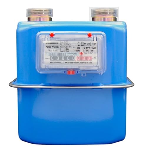 Contatore Gas Gpl Metano Meccanico Wg2.5 Tecnogas Zenner 6M³/H