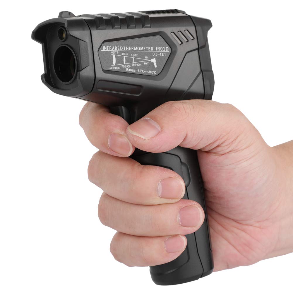 Pistolet termometru Ręczny pistolet do pomiaru temperatury na podczerwień Ręczny pistolet do pomiaru temperatury z uchwytem laserowym