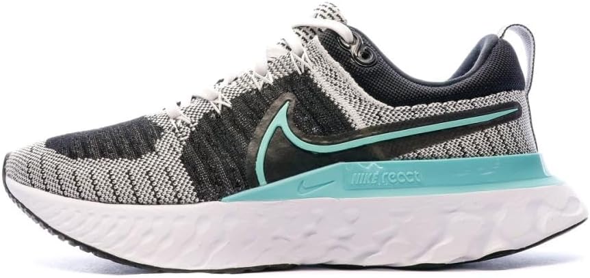 White/Aurora Green-black