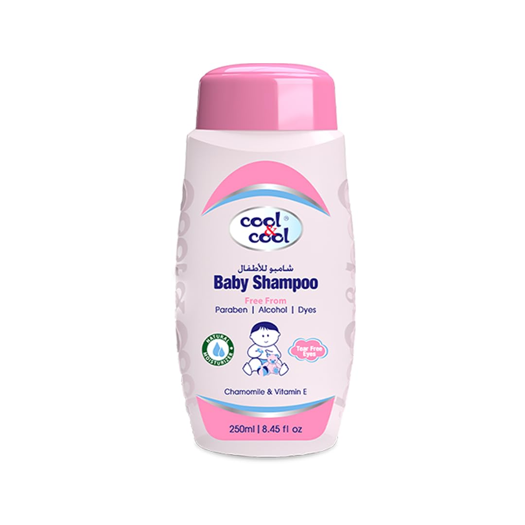 Cool & Cool Baby Shampoo 250ML, White
