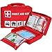 Procase Grande Trousse Secours, Trousse de Premiers Soins, First Aid Kit, 1er Sac Rouge Kit Complet de Survie, d’Urgent Randonnée, Camping, Vélo, Chasse, Sports, Voyage, Voiture, Maison