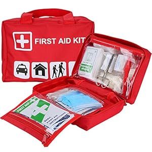 ProCase EHBO-kit, universele overlevingskit met 93 stuks medische benodigdheden voor auto, thuis, kantoor, sport, reizen…