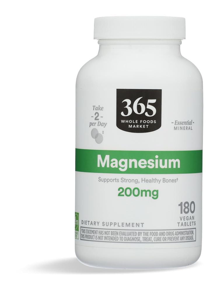 Image of 365 by Whole Foods Market Magnesium 200MG, 180 CT