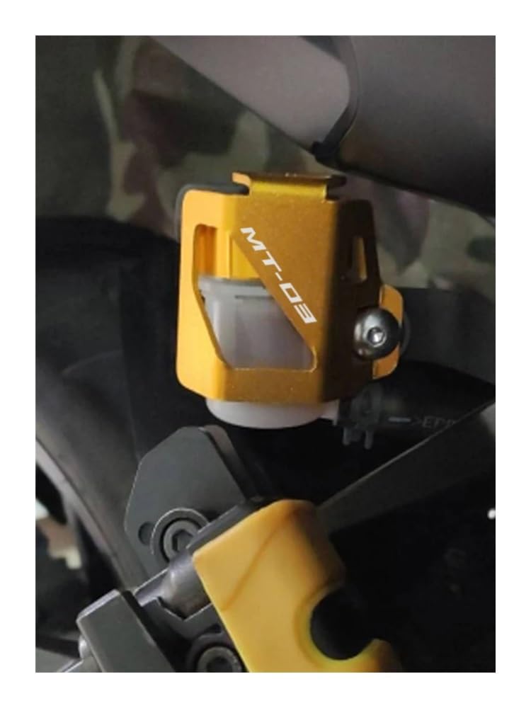 Osłona płynu hamulcowego motocykla do Ya&maha MT03 MT 03 MT-03 2015-2019 2020 2021 motocykl CNC przedni tylny płyn hamulcowy pokrywa zbiornika pokrywa zbiornika