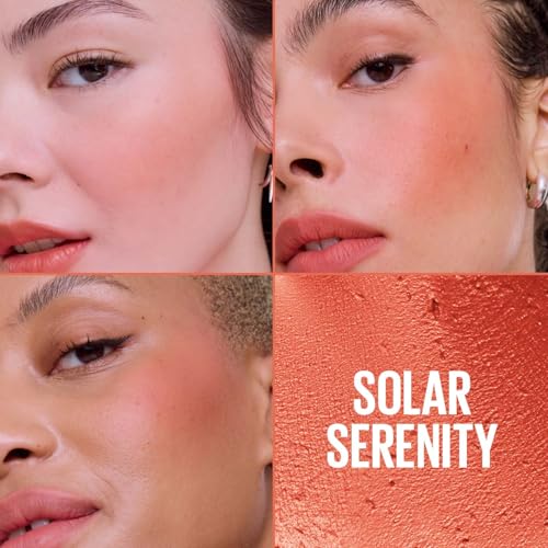 Image of Maybelline Cloudtopia Cheek & Lip Mousse Blush | Lightweight, Pigmented Mousse in Solor Serenity, 5g