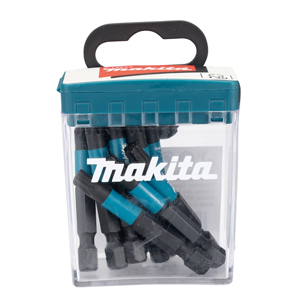 Makita Black E-12675 Impact T30-50 E-Form Flip Top Case 10 Pieces