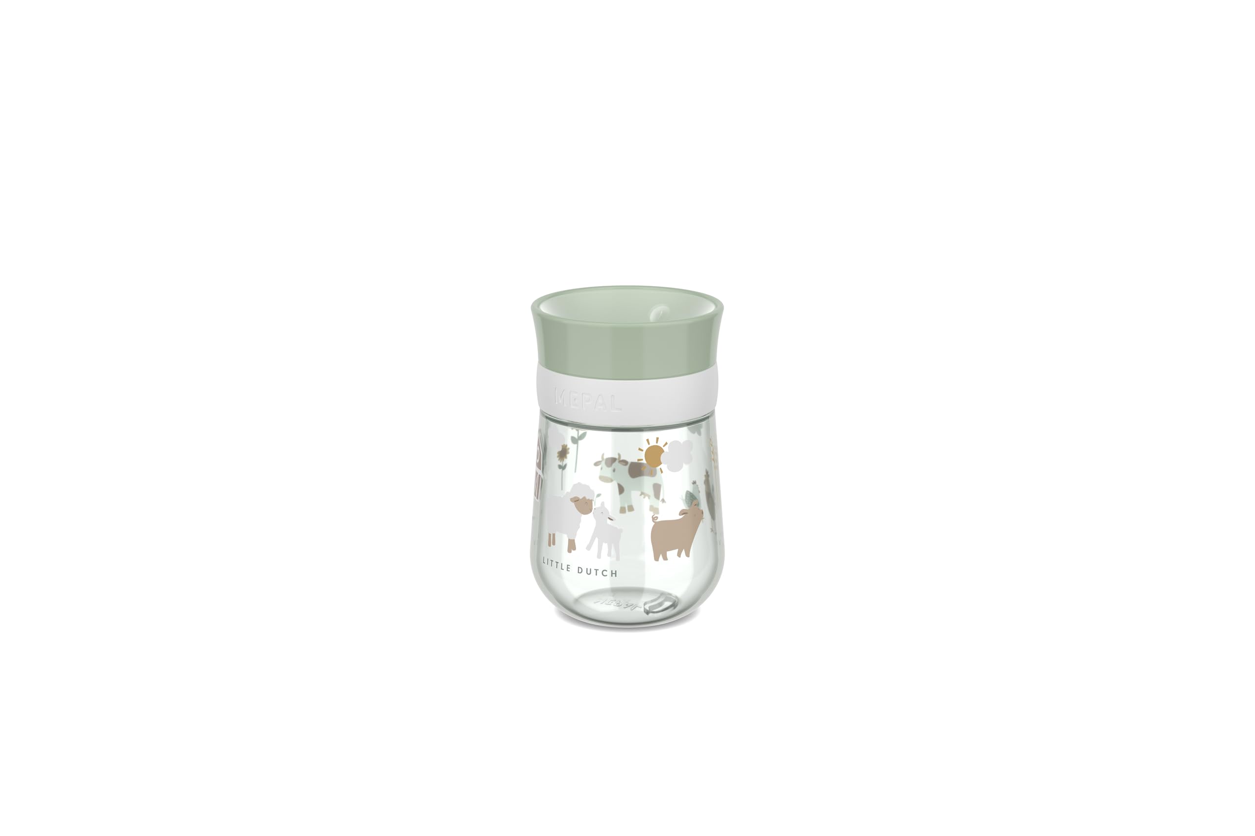 Mepal Little Farm - 360° Trainer Cup Mio Little Dutch - Leakproof - 360° Rim For Drinking From Any Side - Seals Automatically When Your Child Stops Drinking - 300 Ml