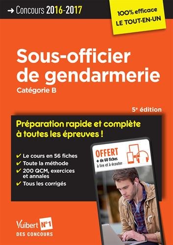 Télécharger Concours Sous-officier de gendarmerie - Préparation rapide et complète à toutes les épreuves - C Livre PDF Gratuit