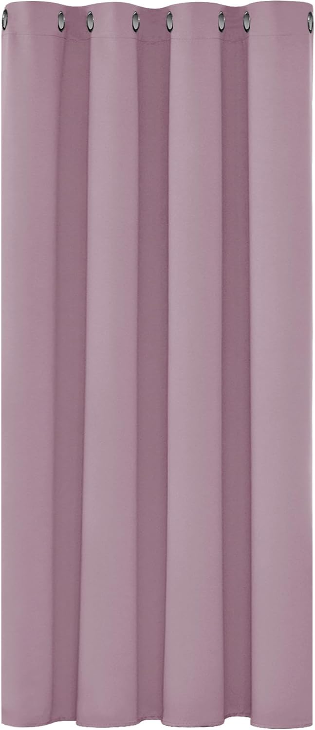 Deconovo Front Door Thermal Curtain 118"x90" Biscotti Beige 1 Panel