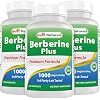 Best Naturals Berberine Plus 1000 mg/Serving 120 Capsules (120 Count (Pack of 3))