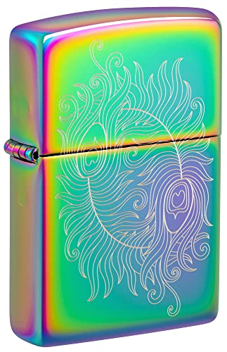 Zippo Laser Engraved Spiritual Design Multi Color Pocket Lighter