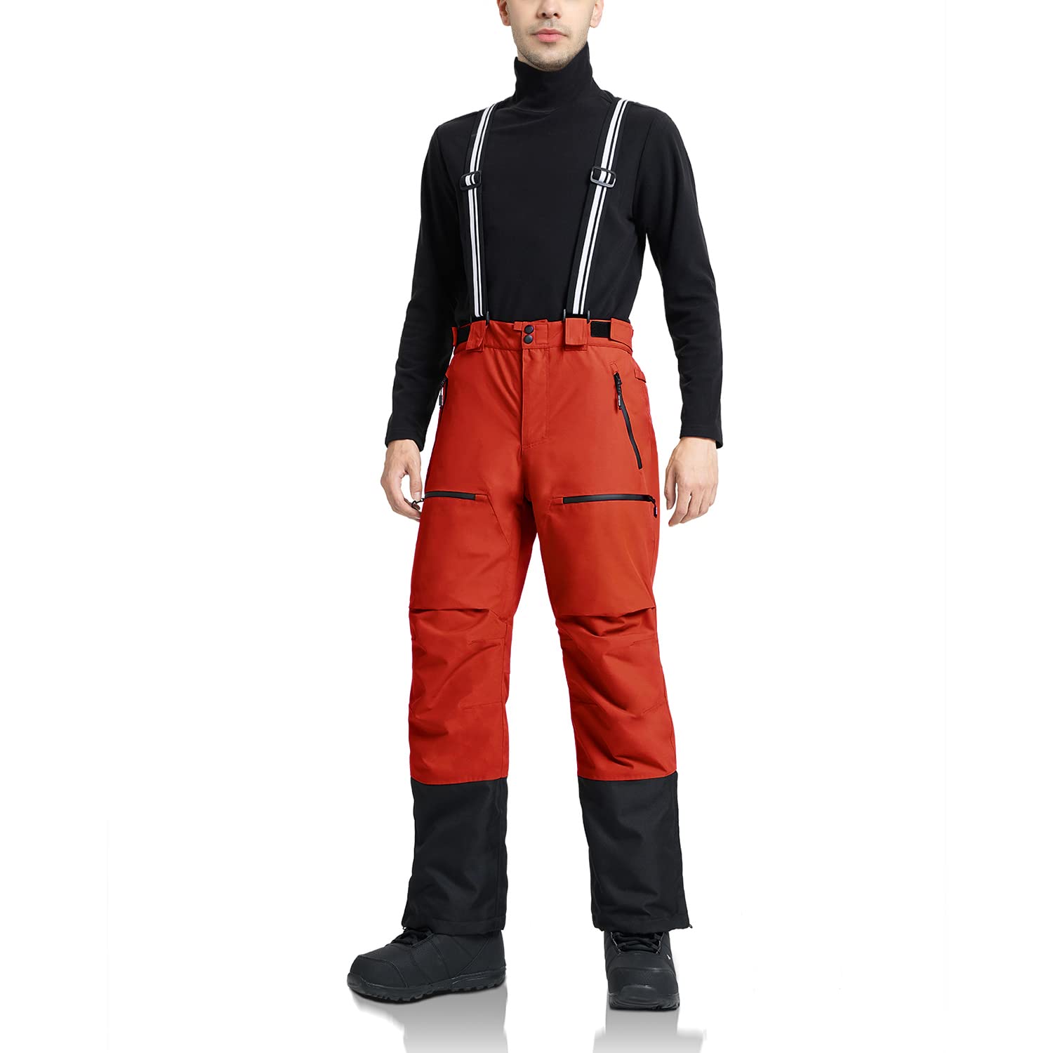 Pioneer Camp Pantalones de esquí para Hombre Snowboard Pantalones con múltiples Bolsillos