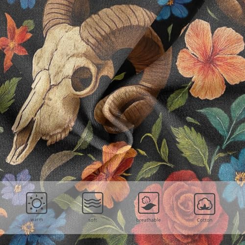 Joisal Cotton Girls Underwear Toddlers Colorful Flowers Hummingbird Panties for Girl Pattern Briefs Underpants 2t3