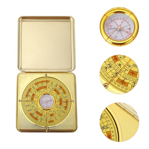 Brújula Feng Shui impermeable BESTYASH 10cm aleación miniatura 7