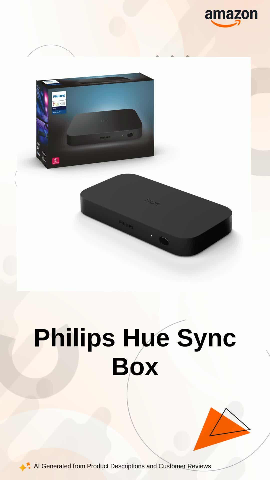 その他 Philips Hue HDMI Sync Box Buy Philips Hue Play HDMI sync Box 8K & Hue Play Gradient 65