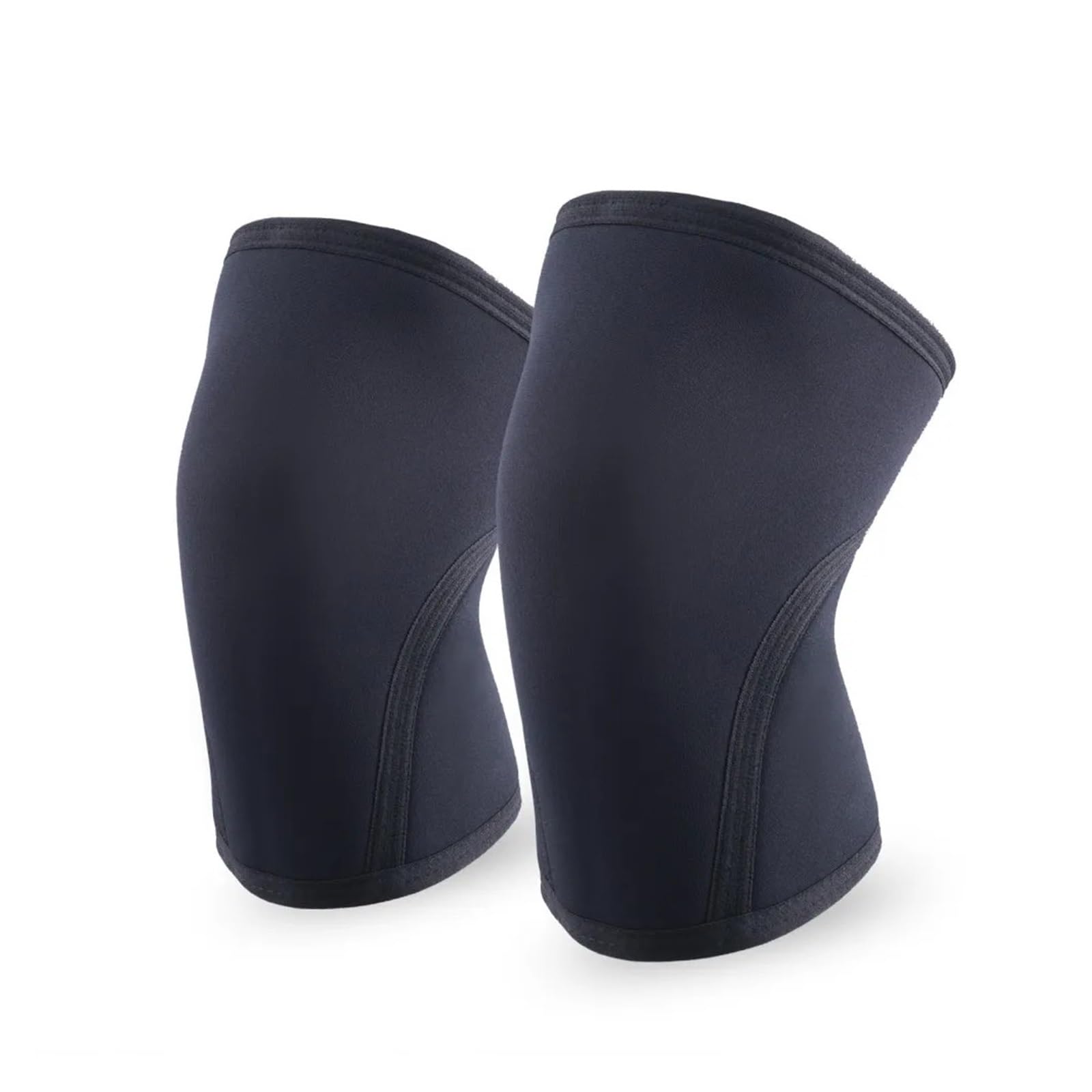 GenouillèRe Sport 1 Pair Thicken Knee Sleeves Pad Support 7mm Compression Knee Protector for Gym Men Women Sports Weightlifting pour Hommes Et Femmes(Black,M)