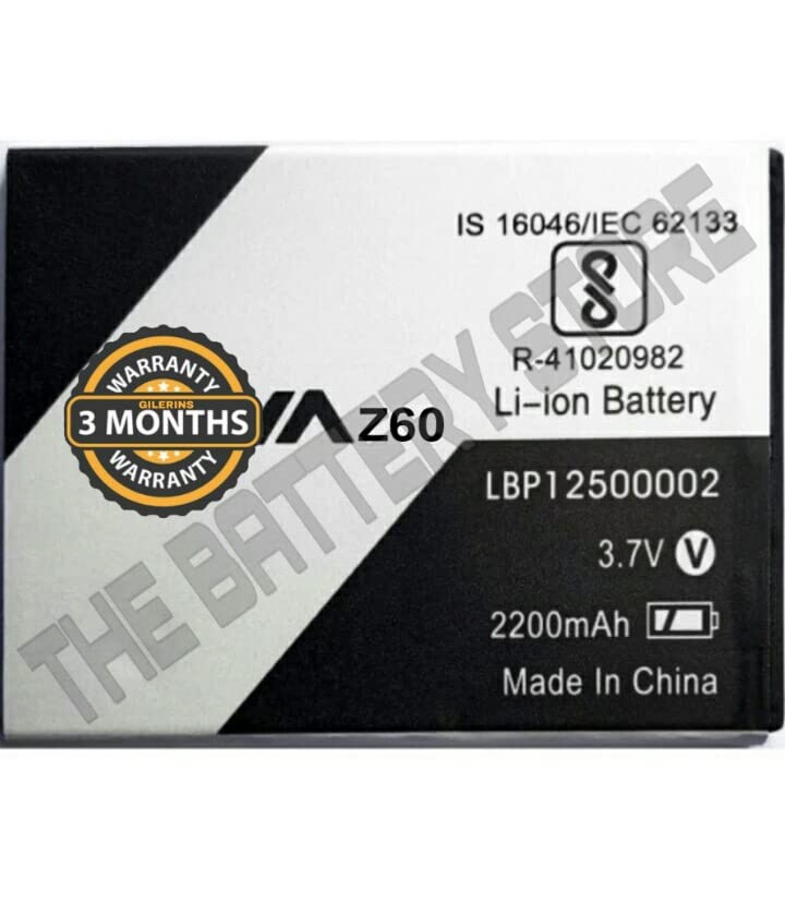 Image of Original LBP12500002 Battery for Lava Z60 Battery with 3 Month Warranty****(S00115)
